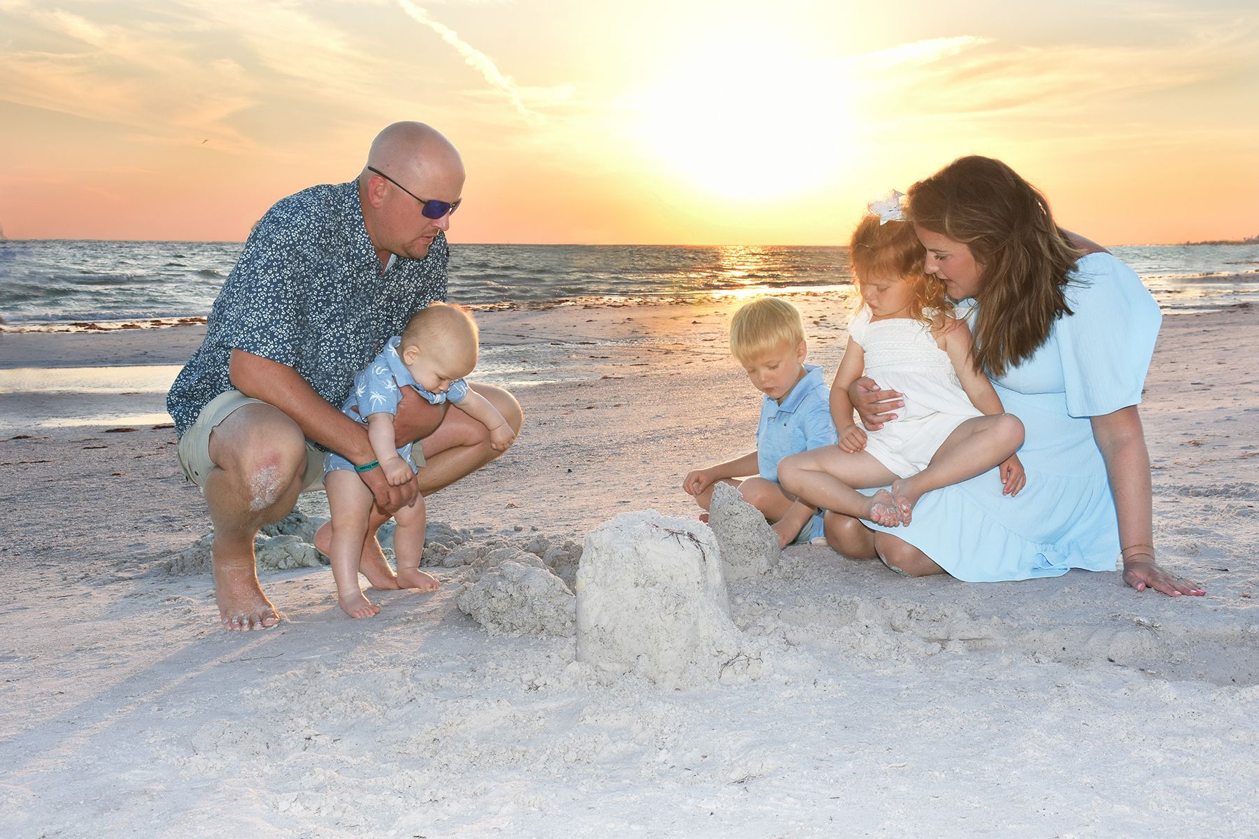 Building sand castle